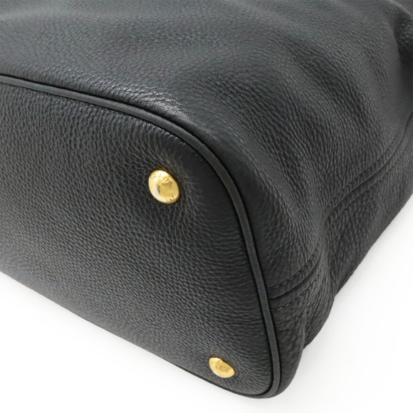 Prada VITDAINO Shoulder Bag leather black Nero Black - Picture 3 of 9